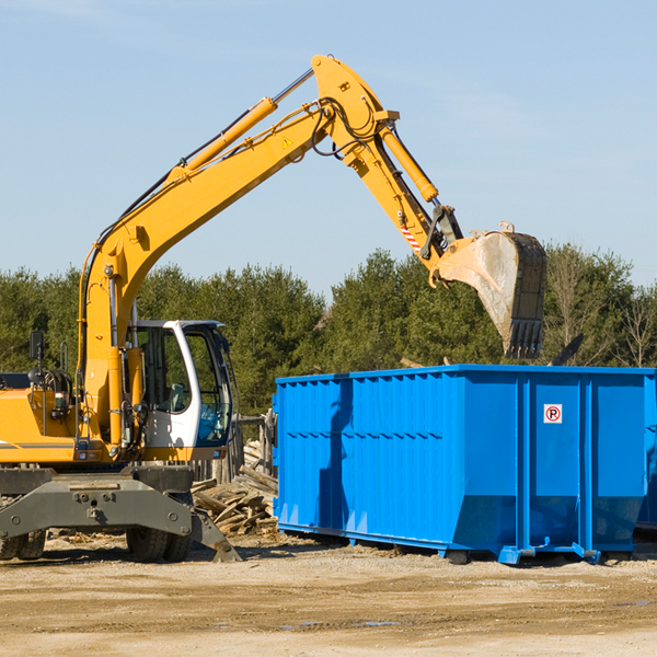 can i choose the location where the residential dumpster will be placed in Taft Heights CA